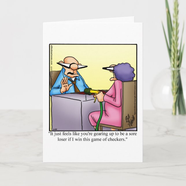Funny Mariage Anniversaire Humour Carte de voeux (Devant)