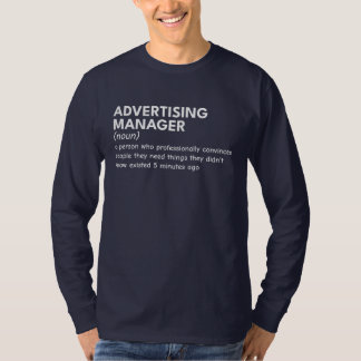 Funny Marketing Manager Definition T-Shirt