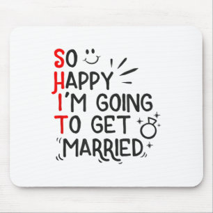 Funny Marriage Gift Unglaublich witzig Groom Bridg Mousepad