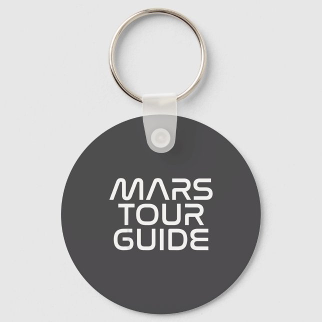 Funny Mars Birthday Gift Mens Womens Joke Quote Da Schlüsselanhänger (Vorderseite)