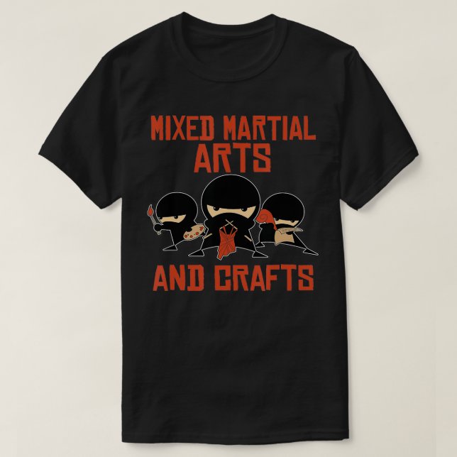 Funny Martial Arts Crafts BJJ Karate Kung fu Gesch T-Shirt (Design vorne)
