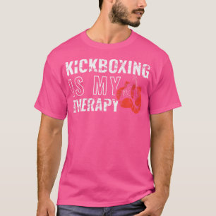 Funny Martial Arts Kickboxing ist meine Therapie K T-Shirt