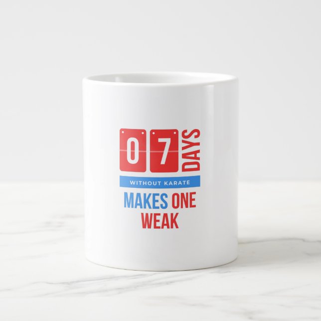 Funny martial Jumbo-Tasse (Vorderseite)