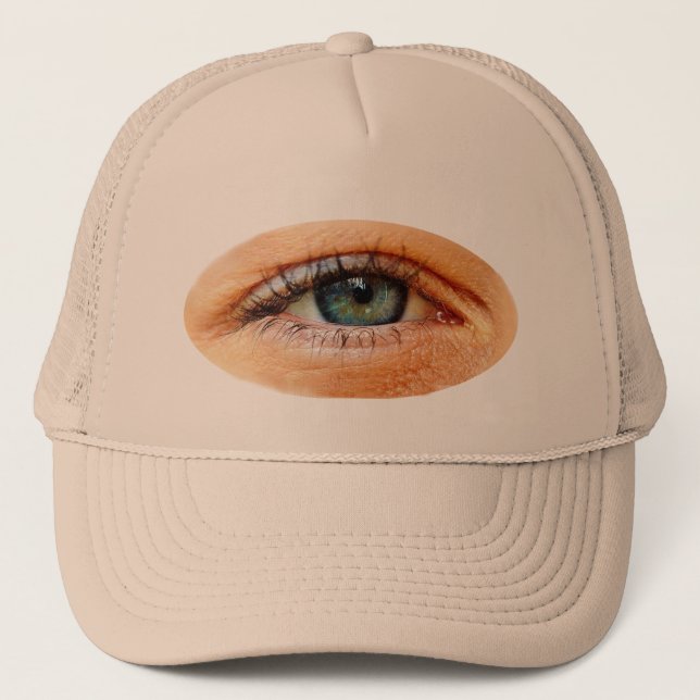 Funny Martian Third Eye Truckerkappe (Vorderseite)