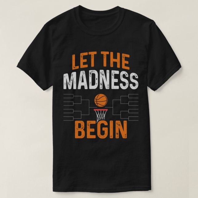 Funny März Basketball Geschenk, Niedlicher März Bb T-Shirt (Design vorne)
