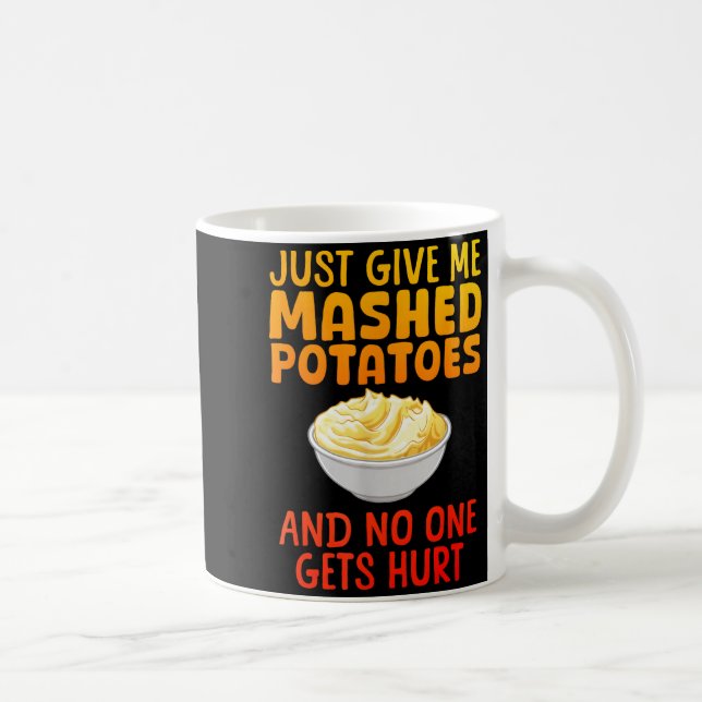 Funny Mashed Tato Design For Men Women Mash Mashed Kaffeetasse (Rechts)