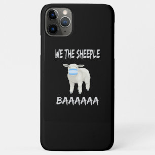 Funny mask sheep Sheeple Wearing Face Case-Mate iPhone Hülle