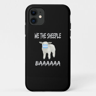 Funny mask sheep Sheeple Wearing Face Case-Mate iPhone Hülle