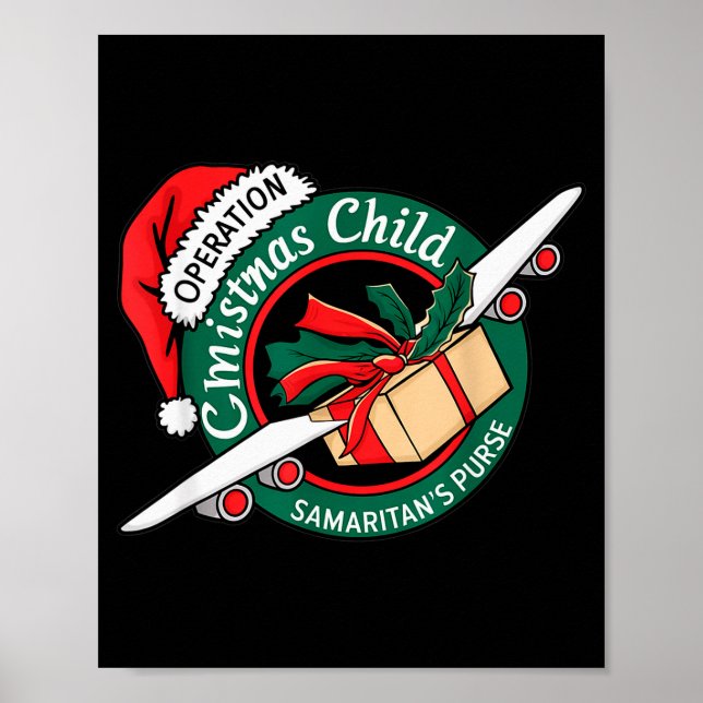 Funny Matching Christmas Operation Christmas Child Poster (Vorne)