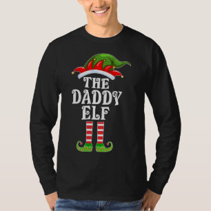 Funny Matching Family The Daddy Elf Weihnachten ko T-Shirt