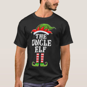Funny Matching Family The Oncle Elf Weihnachtskost T-Shirt