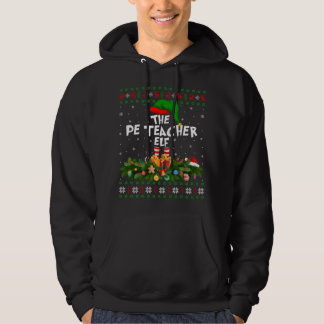 Funny Matching Family Ugly Der PE-Lehrer Elf Chri Hoodie