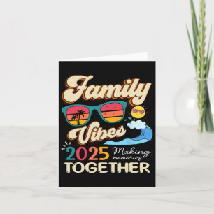 Funny Matching Family Vibes Wiedersehen 2025 Makin Karte
