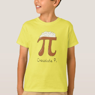 Funny Math Chocolate Pi Symbol T-Shirt