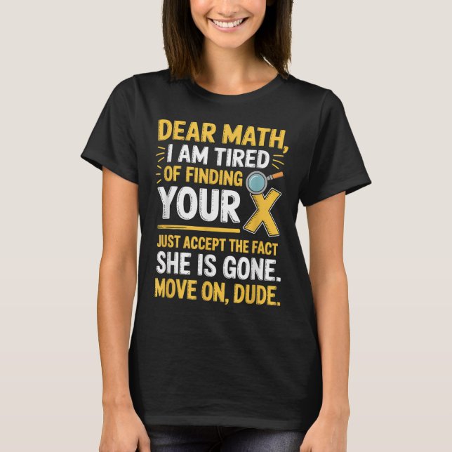 Funny Math Design For Boys Girls Math Teachers Men T-Shirt (Vorderseite)