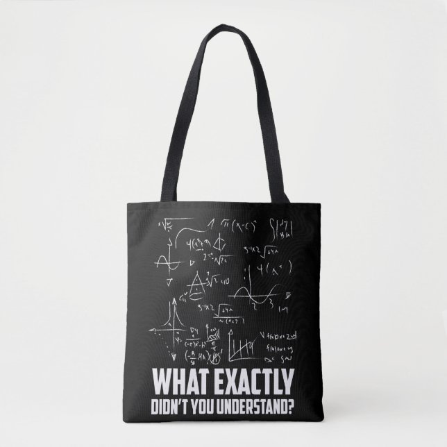 Funny Math Geek Physik Science Joke Tasche (Vorderseite)
