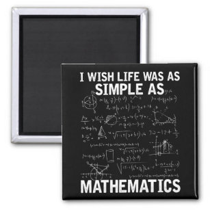Funny Math Lehrer Mathematik Nerd Magnet