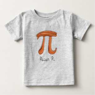Funny Math Pecan Pi Erntedank Fall Baby T-shirt