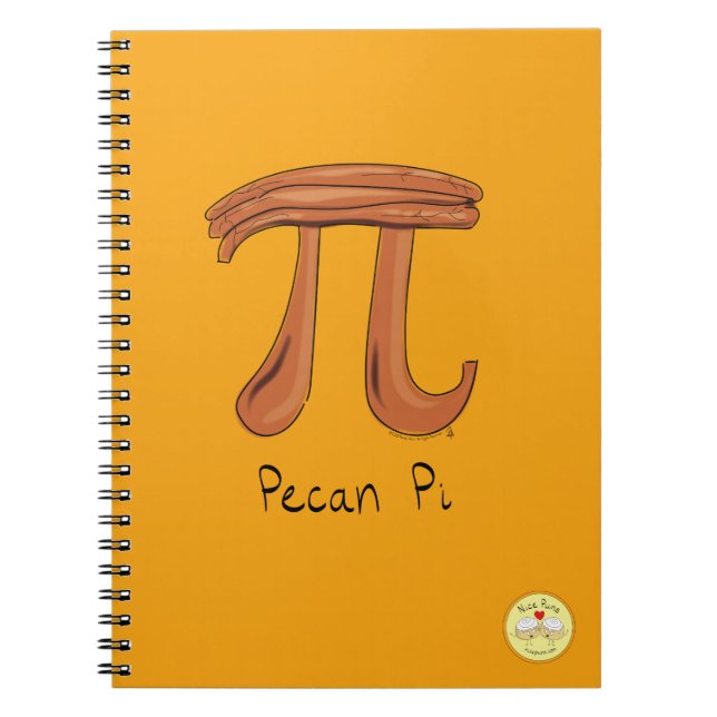 Funny Math Pecan Pi Erntedank Fall Notizblock (Vorderseite)