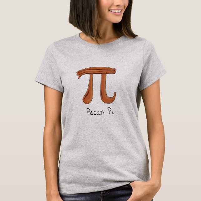 Funny Math Pecan Pi Erntedank Fall T-Shirt (Vorderseite)