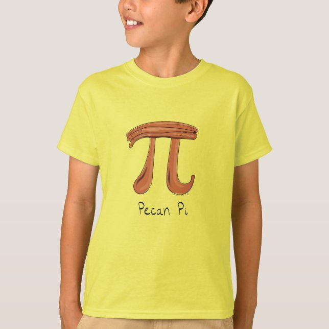 Funny Math Pecan Pi Erntedank Fall T-Shirt (Vorderseite)