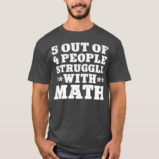 Funny Math Student T-Shirt (Vorderseite)