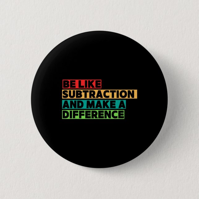 Funny Math Teacher Math Lover Quotes Student Mathe Button (Vorderseite)