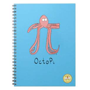 Funny Math Teacher Octopus Notizblock