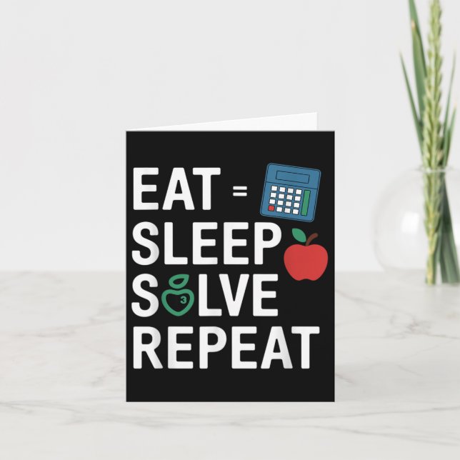 Funny Mathe Lehrer Algebra Cl Back to School Karte (Vorderseite)