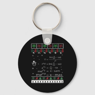 Funny Mathe Lehrer Weihnachten frohe Weihnachten W Schlüsselanhänger