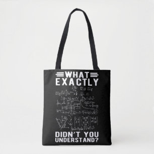 Funny Mathematician Physiclehrer Science Nerd Tasche