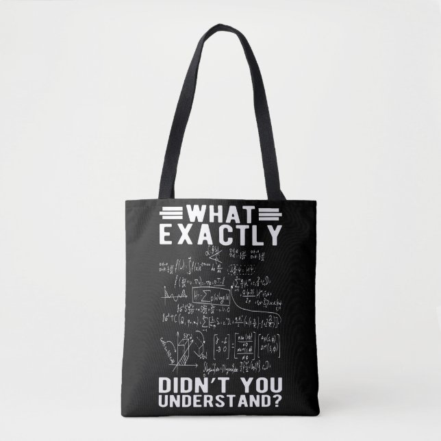 Funny Mathematician Physiclehrer Science Nerd Tasche (Vorderseite)