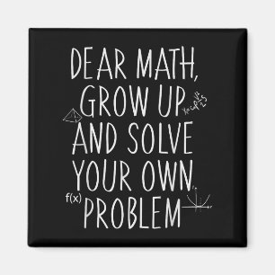Funny Mathematik Zitat für Mädchen Jungen Teens Mä Magnet