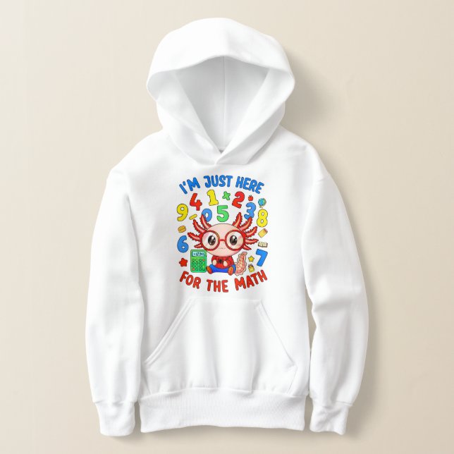 Funny Maths Numbers Joke Cartoon Hoodie Kids UK!! (Poser)
