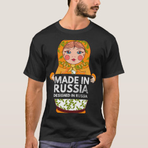 Funny Matryoshka Nesting Doll Stacking Russian Dol T-Shirt