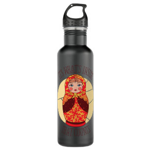 Funny Matryoshka Russische Nesting Dolls Edelstahlflasche