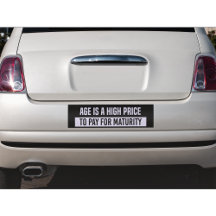 Funny Maturity Autoaufkleber
