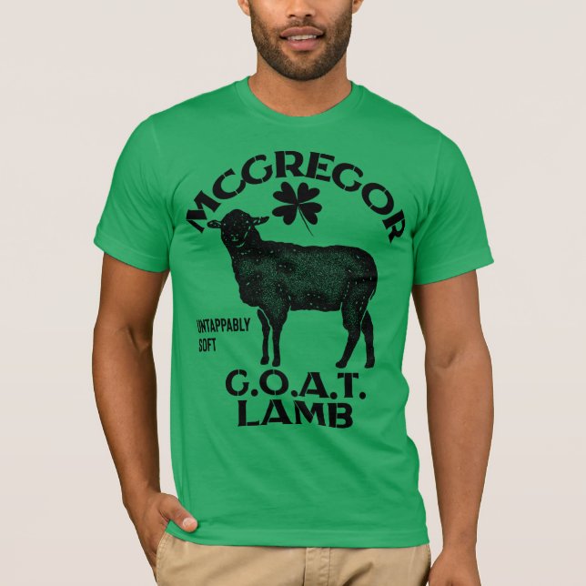 Funny McGregor G.O.A.T. LAMB "Untappable Soft" T-Shirt (Vorderseite)