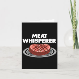 Funny Meat Art for Men Frauen Fleisch Grillspeisen Karte