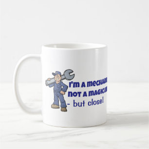 Funny Mechanic ist keine Zauberer-Tasse Kaffeetasse