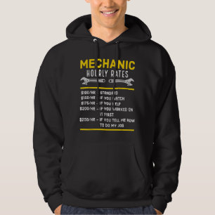 Funny Mechanic Stundensatz Hoodie