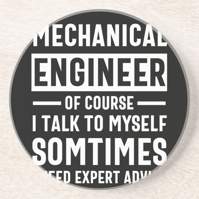 Funny Mechanical  Engineer Gift Getränkeuntersetzer (Vorne)