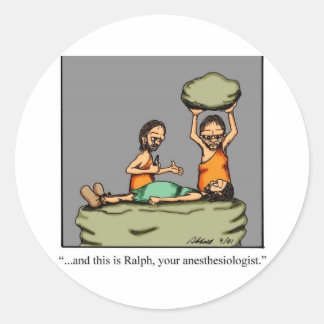 Funny Medical Geschenke! Runder Aufkleber
