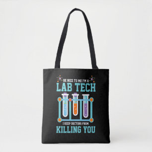 Funny Medical Labrador Tech Labortechniker Geschen Tasche