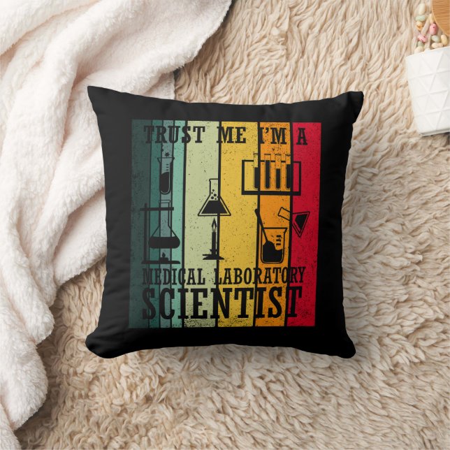 Funny Medical Labrador Tech Wissenschaftler Spaß Kissen (Decke)