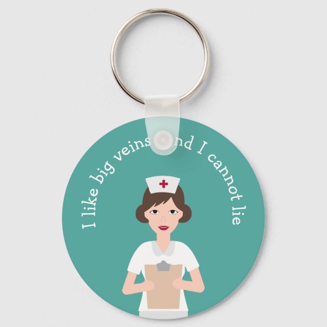 Funny Medical Nurse Sprichwort Schlüsselanhänger (Vorderseite)