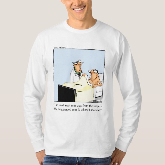 Funny Medical Operation Spaß LS Tee Shirt (Vorderseite)
