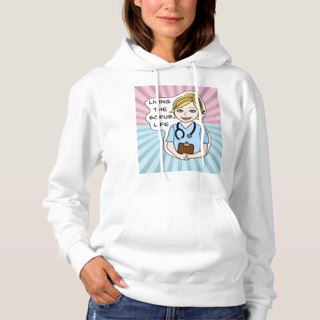 Funny Medical Spaß | Leben im Krub Hoodie (Vorderseite)