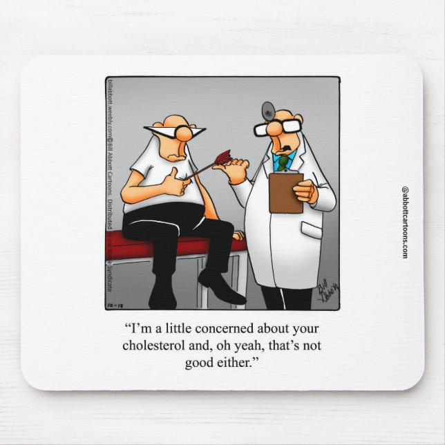"Funny Medical Spaß Mouse Pad Mousepad (Vorne)