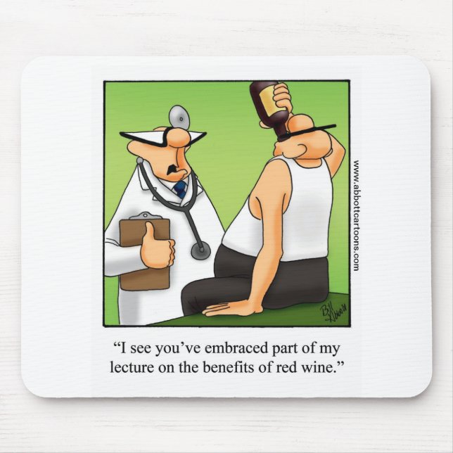 Funny Medical Spaß Mousepad Geschenk "Spectickles" (Vorne)